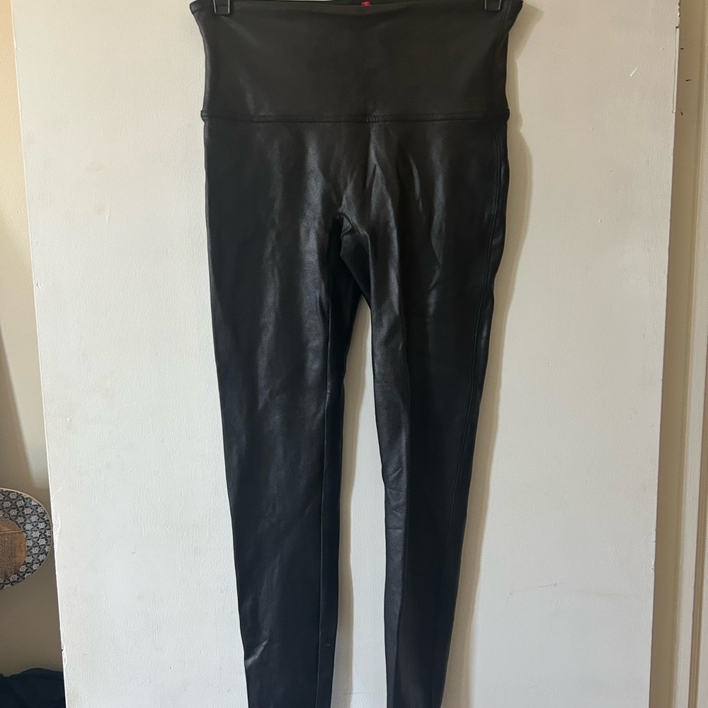 SPANX Black High-Rise Leggings